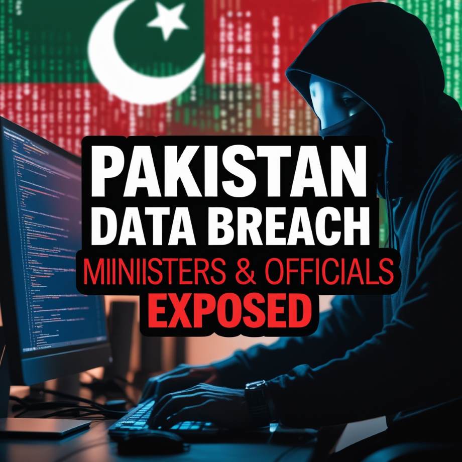 Cybersecurity breach in Pakistan exposes sensitive data